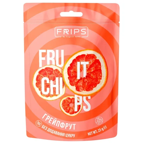Чипси фруктові Frips Грейпфрут 25г