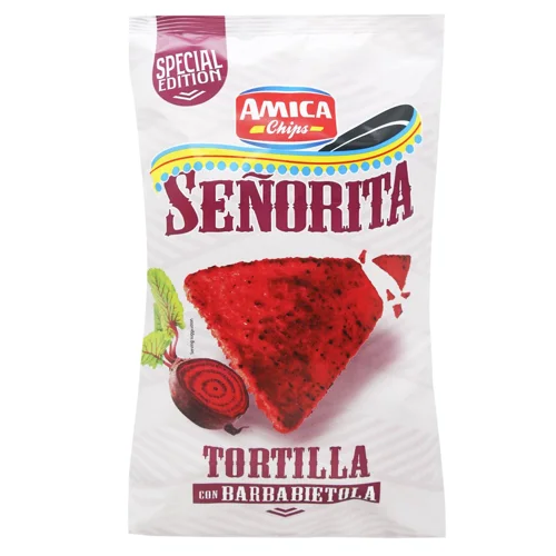 Чипси Amica кукурудзяні зі смаком буряку 170г