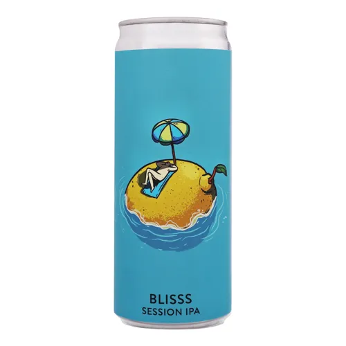 Пиво 0.33л 3.7% світле нефільтроване непастеризоване Blisss Varvar з/б