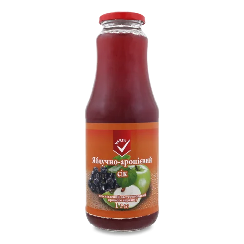 Сік Яблучно-Аронієвий Вищого Ґатунку, П/Пл, 1л