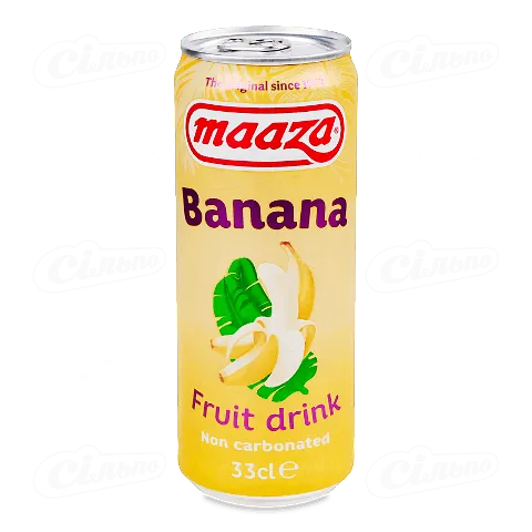 Напій соковий Maaza «Банан» негазований, 0,33л