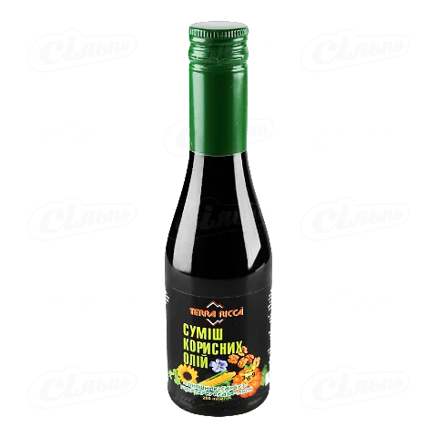 Суміш олій Terra Ricca Соняш гарб горіх кукур льон, 200мл
