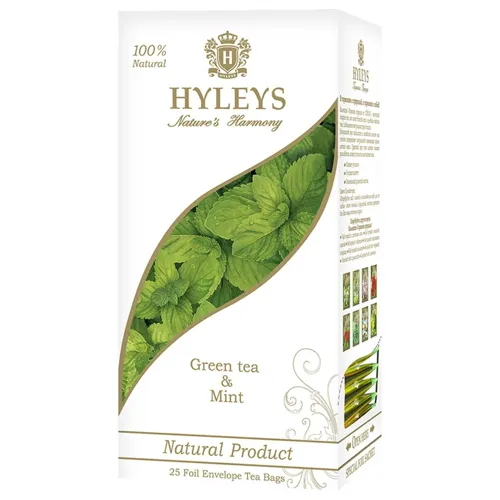 Чай зелений Hyleys з м'ятою 1,5г*25шт