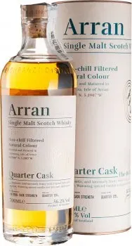 Віскі Arran Quarter Cask 0.7л 56.2% в тубусі