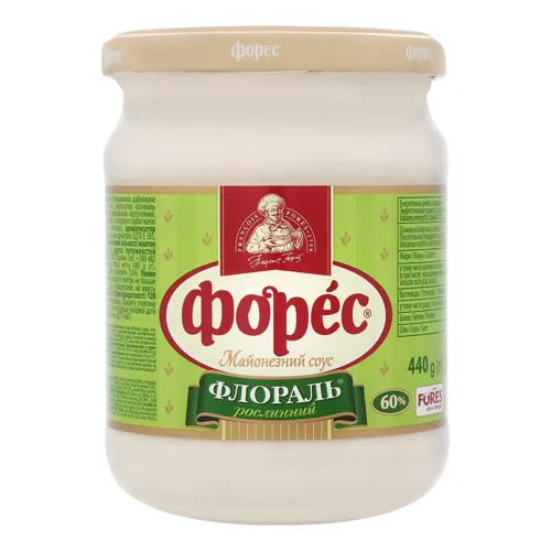 Соус майонезний 60% Флораль Форес с/б 440г