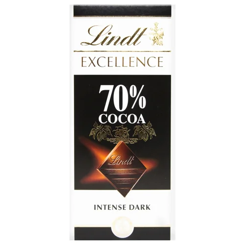 Шоколад чорний Lindt Excellence 70% 100г