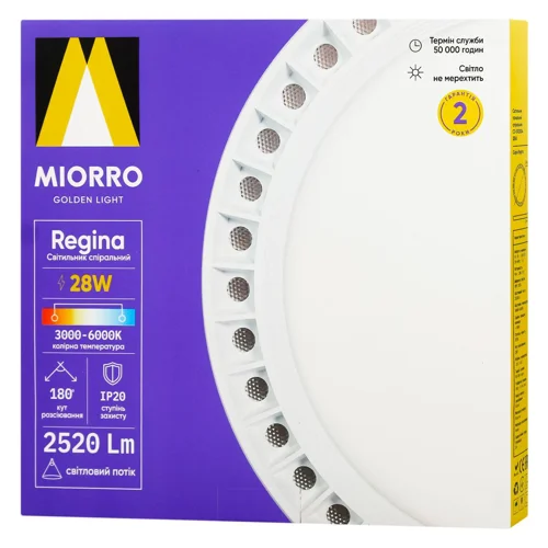 Світильник панельний Miorro Led Regina 28W 280x35мм