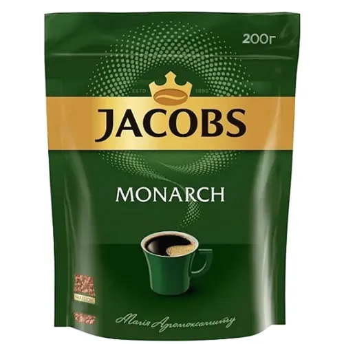 Кава Jacobs Monarch розчинна 200г