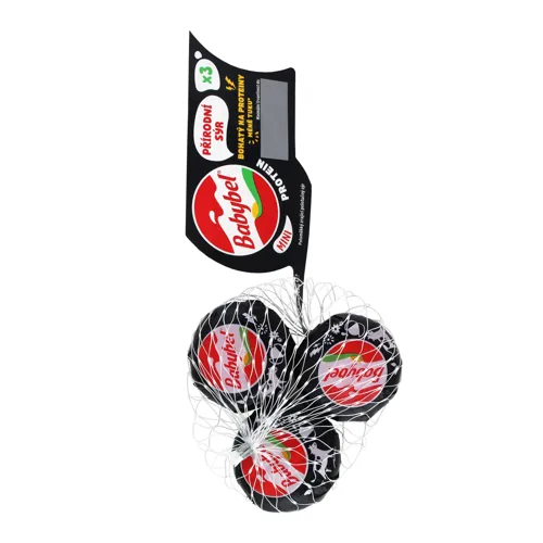Сир 25% напівтвердий Protein Mini Babybel м/у 3х20г