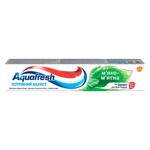 Зубна паста Aquafresh м'яко-м'ятна 50мл