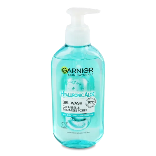Гель для Вмивання Очищувальний Hyaluronic Aloe Skin Naturals Garnier, 200мл
