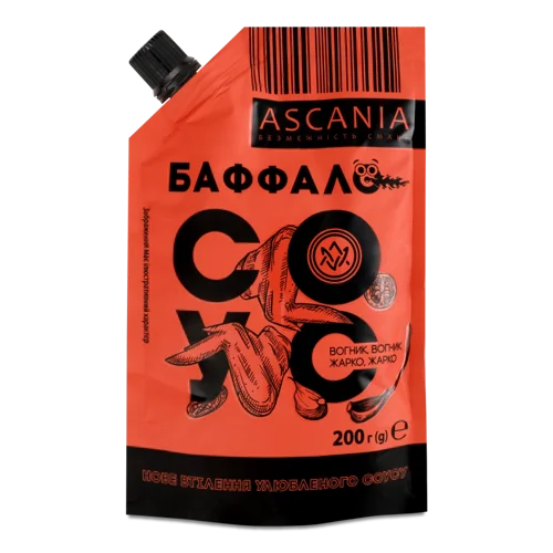 Соус Баффало Ascania, Вищого Ґатунку, П/Пл, 200г