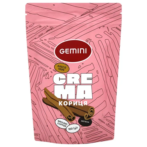 Кава Gemini Crema Кориця мелена 100г