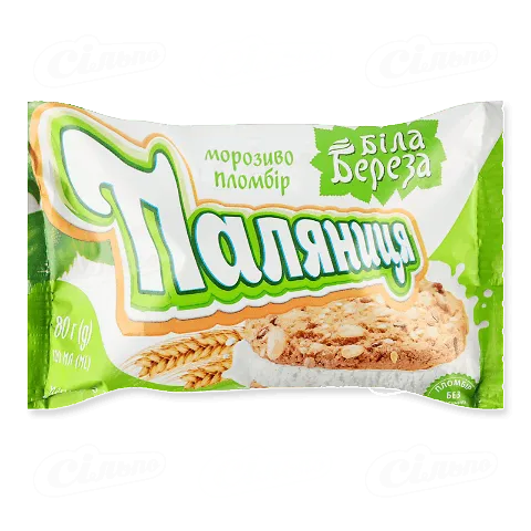 Морозиво Біла Береза Паляниця пломб печ кунж льон, 80г