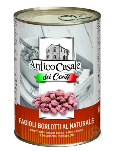 Квасоля Борлотті консервована ТМ Antico Casale 400г