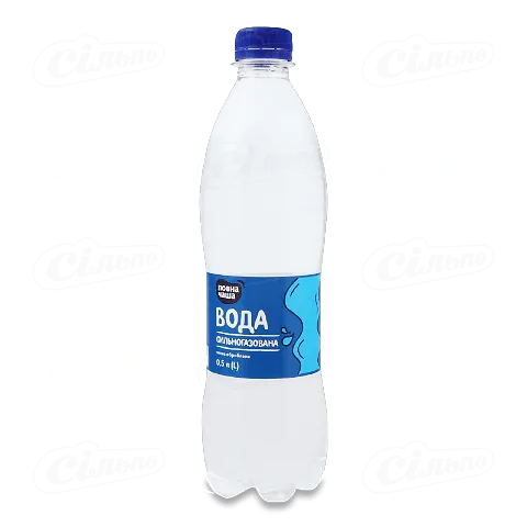 Вода питна «Повна Чаша» сильногазована «Ерлан», 0,5л