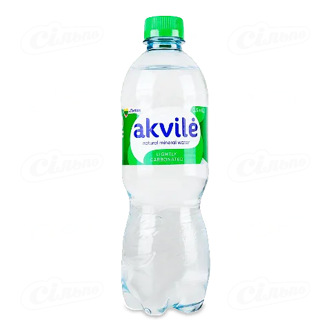 Вода мінеральна Akvile слабогазована 0,5л