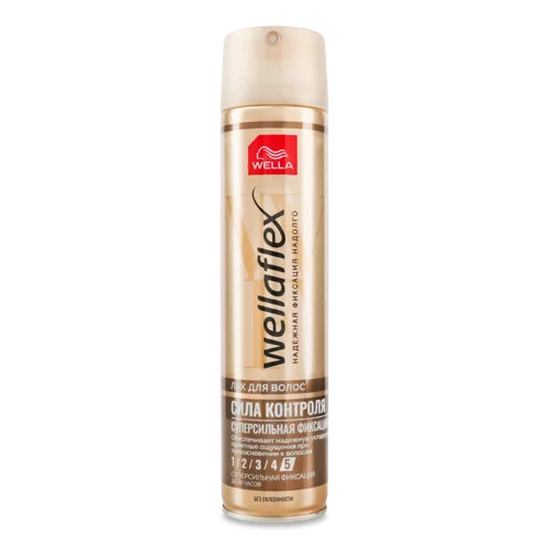 Лак Для Волосся Суперсильної Фіксації Wellaflex Wella, 250мл