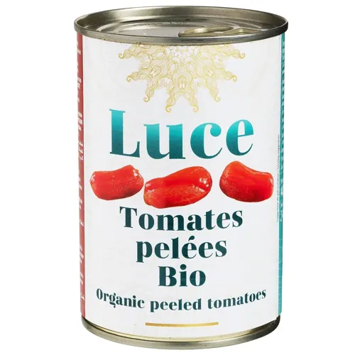 Томати Luce цілі очищені органічні 400г