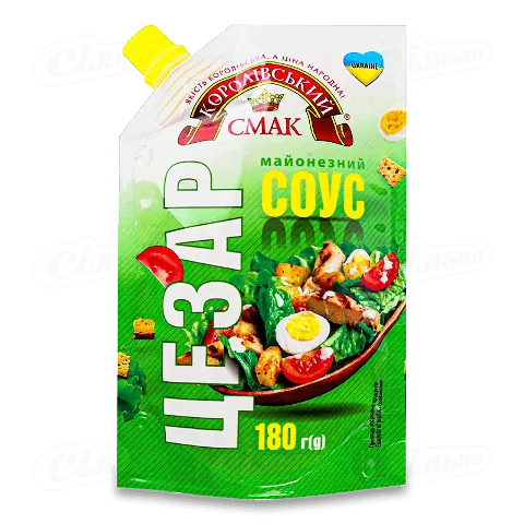 Соус майонезний Королівський смак Цезар 180г