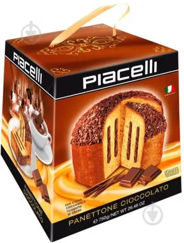 Кекс Панеттоне Шоколадний 750г Piacelli