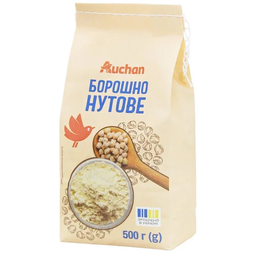 Борошно Auchan нутове 500г