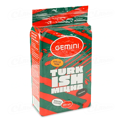 Кава Gemini Turkish Міцна мелена 250г
