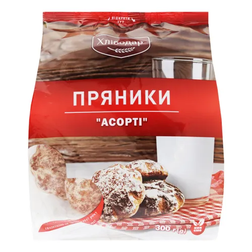 Пряники Асорті Хлібодар м/у 300г