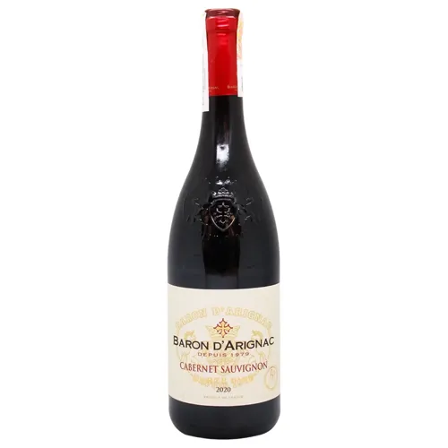 Вино Baron d'Arignac Каберне Совіньйон червоне сухе 13% 0,75л
