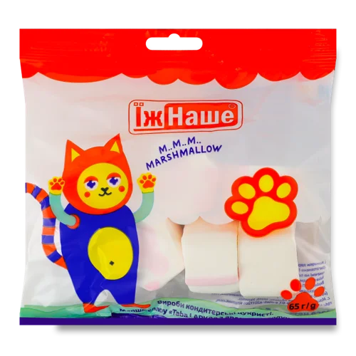 Маршмелоу з Ароматом Полуниці Taba Lapka ЇжНаше, м/у 65г