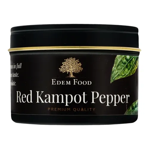 Перець червоний Kampot Edem Food з залізної банки 50г