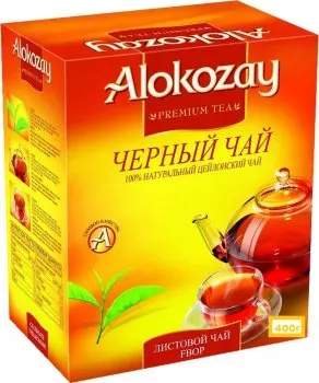 Чай черний Alokozay BOP середнелистовой 400г