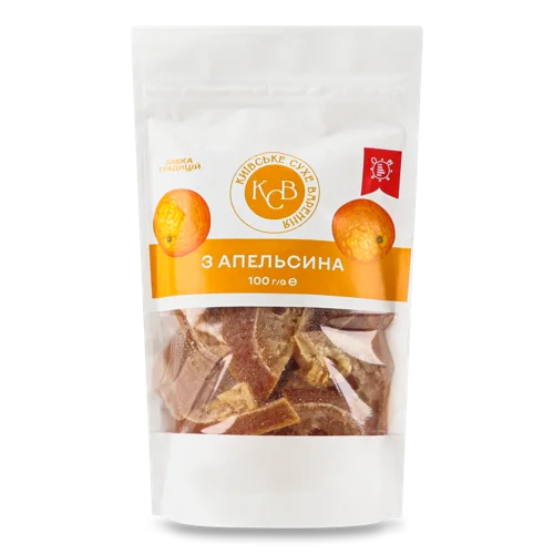 Цукати З Апельсина, Київське Сухе Варення, в/ґ, 100г