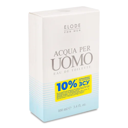 Туалетна Вода Чоловіча Acqua Per Uomo Elode, 100мл