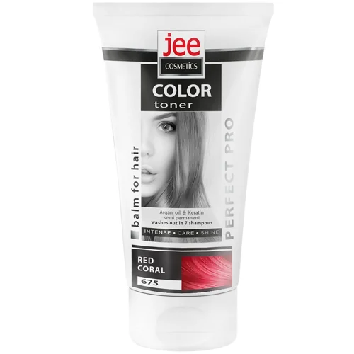 Тонуючий бальзам Jee Cosmetics №675 Червоний корал 150мл