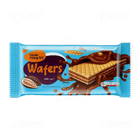 Вафлі «Премія»® з какао, 200г
