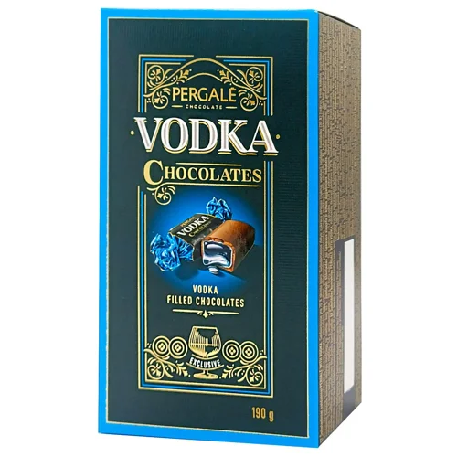 Шоколад PERGALE з горілкою 190 г(Литва)