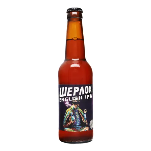 Пиво 0.33л 6% напівтемне нефільтроване Шерлок Ale Point Brewery пл
