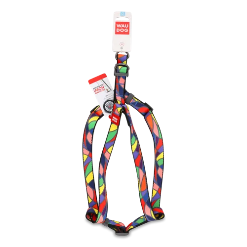 Шлея Вітраж Nylon WauDog 50-75смх20мм М №4606, в/ґ, 1шт