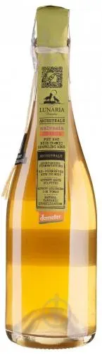 Вино ігристе біле брют-натюр Lunaria Ancestrale Malvasia Orange 0.75л