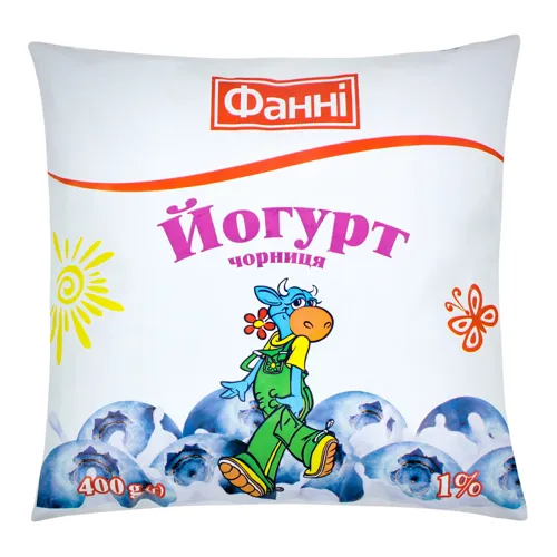 Йогурт 1% питний Чорниця Фанні м/у 400г