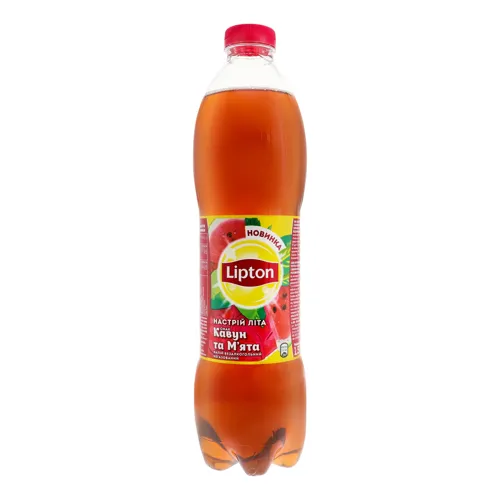 Напій безалкогольний негазований Кавун та м'ята Настрій літа Lipton п/пл 1.5л