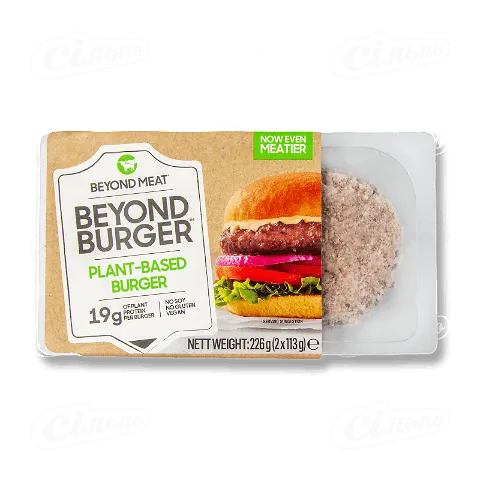Котлета Beyond Meat для бургерів з рослинної сировини з гороховим білком, 226г