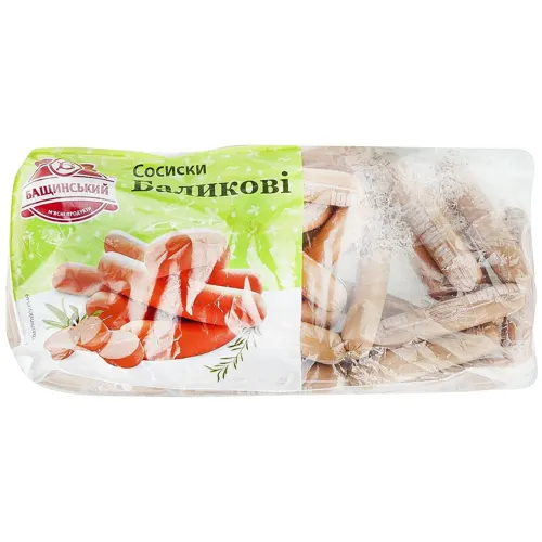 Сосиски Бащинський Баликові перший сорт