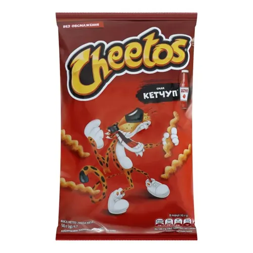 Палички кукурудзяні зі смаком кетчупу Cheetos м/у 50г