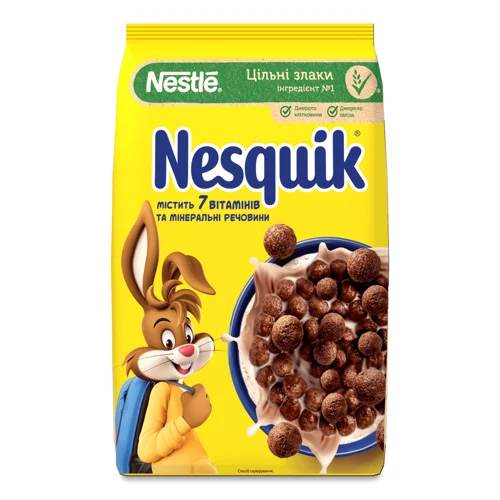 Сніданок сухий Nesquik з вітамінами та мінеральними речовинами 200г