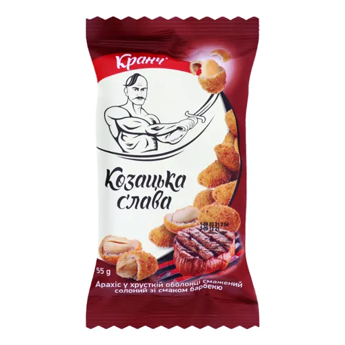 Арахіс в оболонці Козацька слава зі смаком барбекю 55г