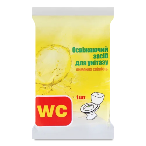 Блок для унітазу Лимонний з корзинкою, в/к, 1шт