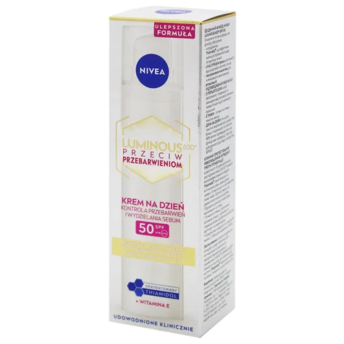 Флюїд для обличчя  Nivea Luminous630 SPF 50 денний 40мл