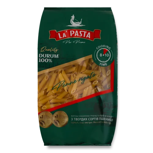 Макаронні Вироби З Твердих Сортів Пшениці, Пера №974/07 La Pasta, м/у 400г